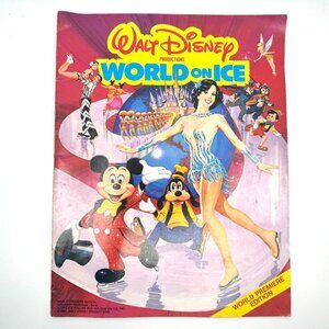 Walt Disney Productions World on Ice Premier Edition Souvenir Program 1981